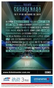 Cartel Tecate Coordenada 2019