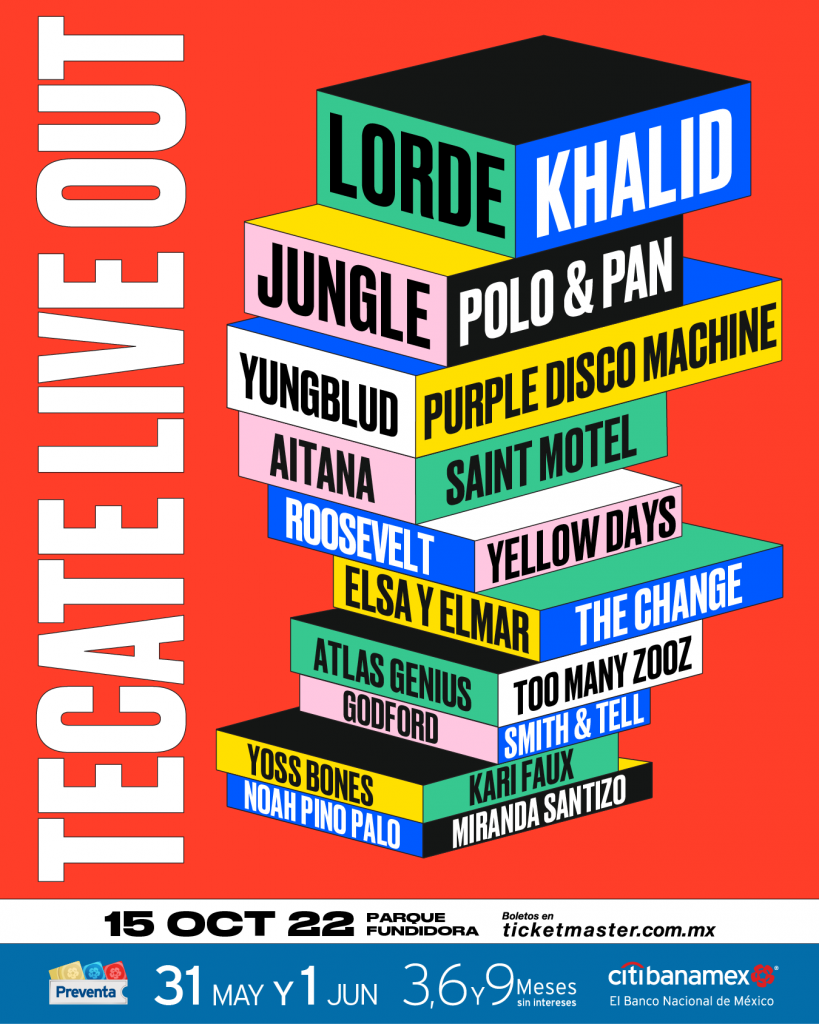 Tecate Live Out 2022 lineup boletos cartel fecha sede