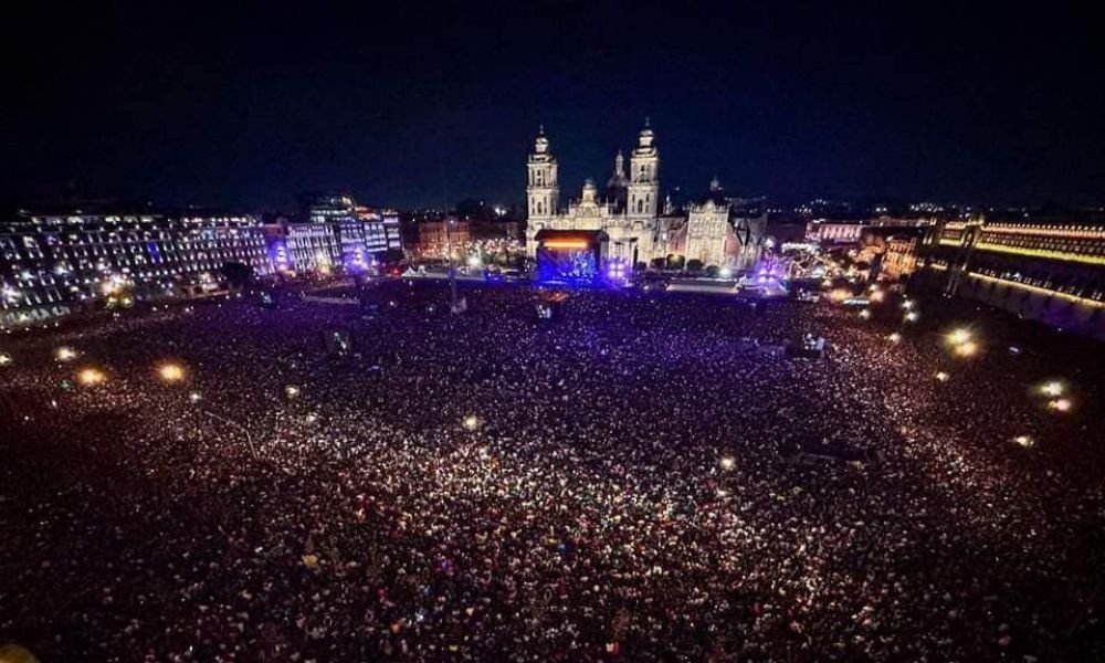 10 conciertos más aforo en el zocalo