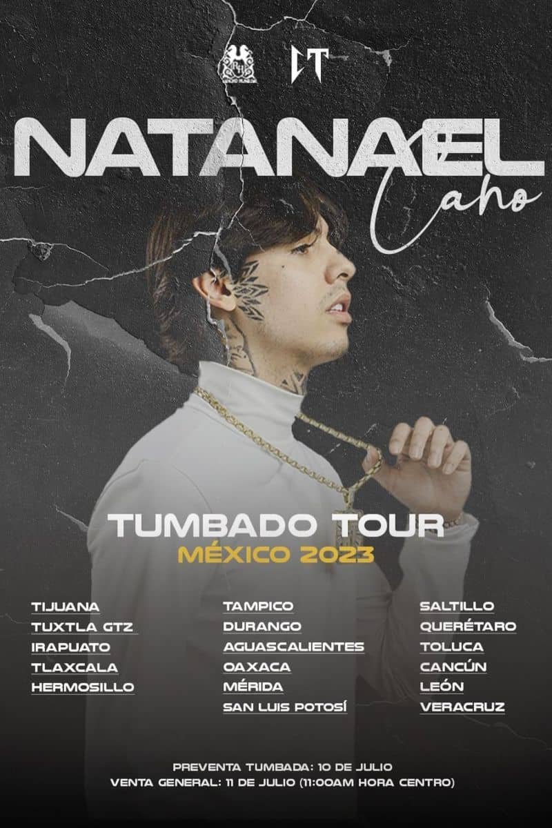 Natanael Cano llevará su Tumbado Tour 2023 a todo México