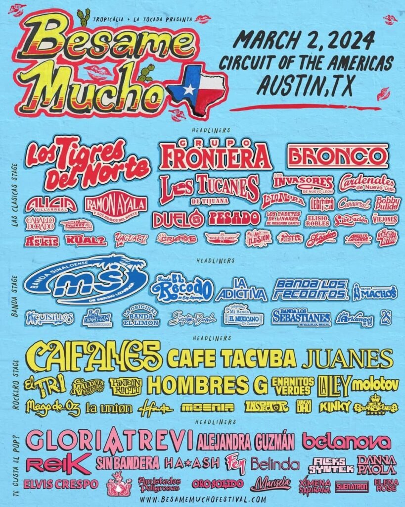 Todo lo que necesitas saber del Bésame Mucho Festival Austin