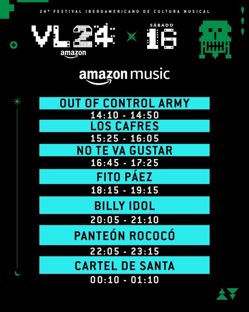 Vive Latino 2024: Sábado 16, Escenario Amazon Music